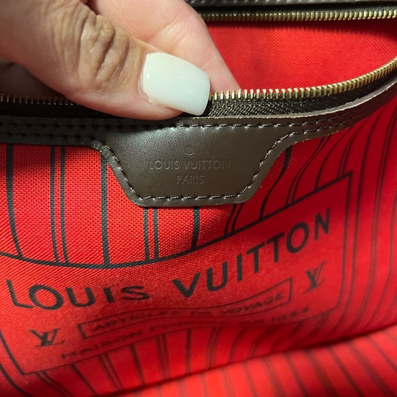 Authentic Louis Vuitton Neverfull GM red interior bag only - Picture 5 of 7